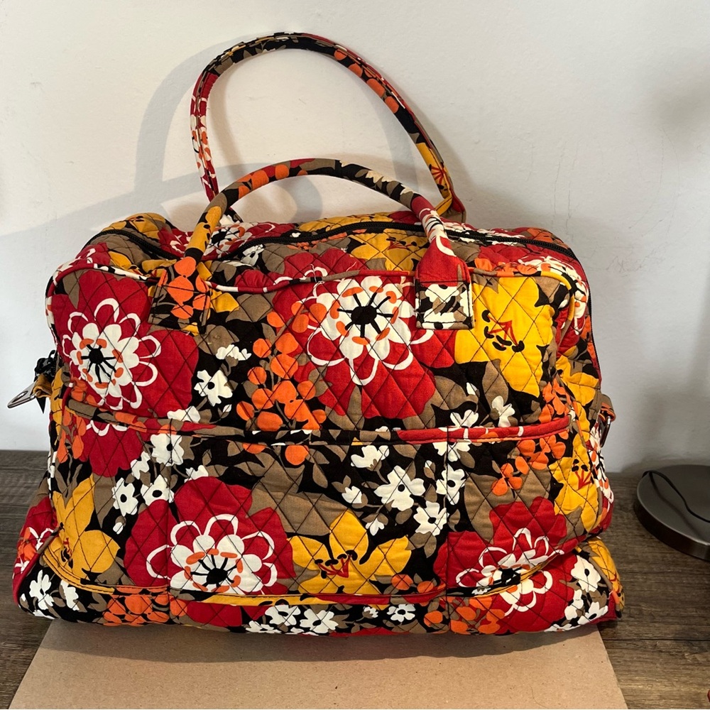 Vera Bradley Weekender Duffel Bag – Retired Bittersweet Floral Print